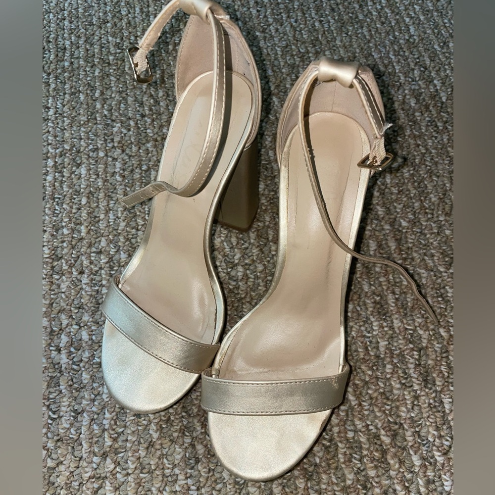 Gold heels